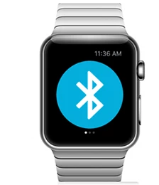 Apple Watch з проблемою Bluetooth з'єднання на екрані