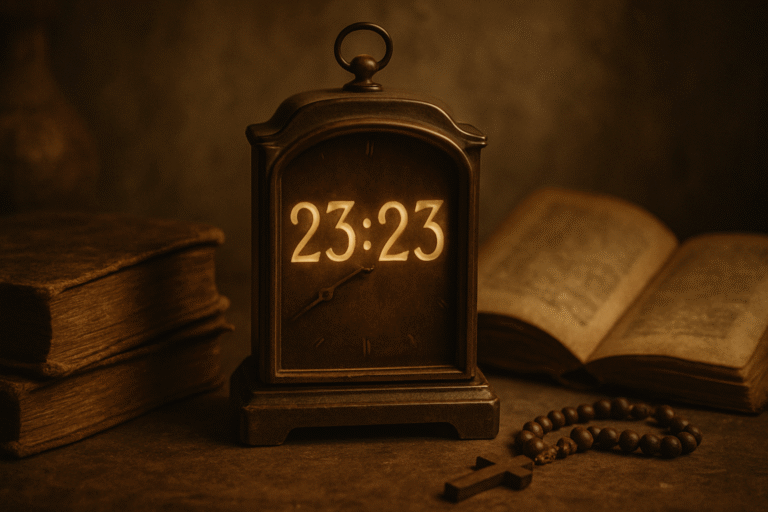 Годинник, що показує час 23:23 — значення та символіка дзеркального часу